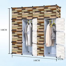 Armoires de rangement en plastique DIY de design créatif (ZH003-4)